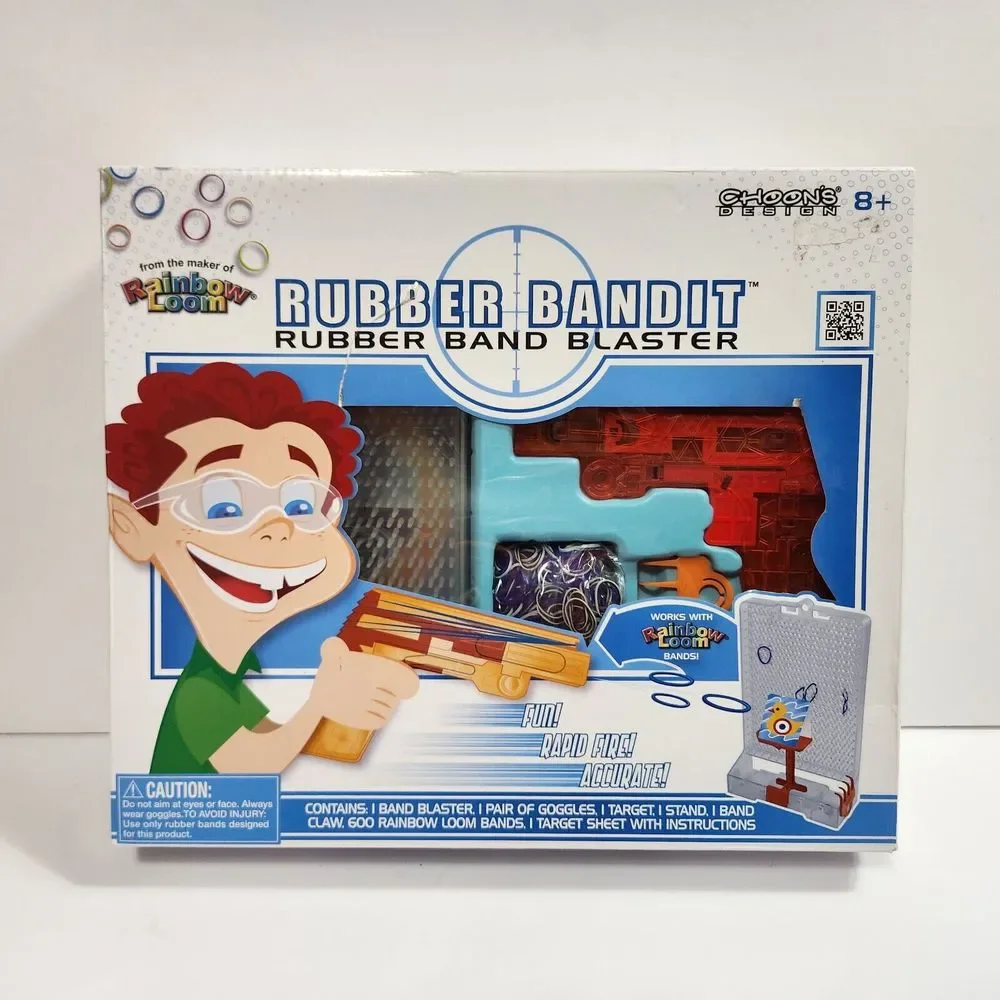 NEW Rubber Bandit Rubber Band Blaster Rainbow Loom